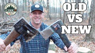 CHOPPER 1 Splitting Axe & Fiskars X27! Old Vs. New! History!