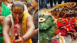 Talwar Shiva Potharaju Saman Pooja 2025 || Golconda Bonalu 2025 || Potharaju Dance Hyderabad Bonalu