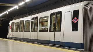 Metro de Madrid: 8000 2a saliendo de Ronda de la Comunicación L10.