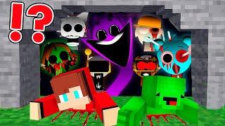 Incredibox Sprunki Phase 4 kidnapped JJ and Mikey in minecraft - Maizen