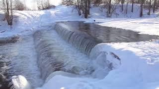 Водопад на реке Кудьма в Зеленом Городе