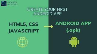 HOW TO CREATE ANDROID APP FROM HTML CSS JS | PHONEGAP CLOUD | ENGINEERTHOUGHTS