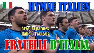  Fratelli d'Italia (with lyrics; avec les paroles) - Hymne italien - Tournoi des 6 nations 