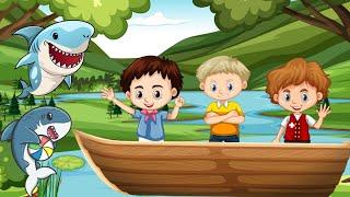 Row row row your Boat | Rhymes for kids | Nursery Rhyme | Kids Song | Kids Poem | @Cocomalaanrhymes