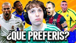 DAVOO XENEZE JUEGA AL ¿QUE PREFIERES? - VERSION LEYENDAS DEL FUTBOL