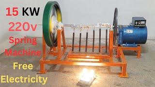 Spring Machine REVOLUTION Free Energy Generator Like Never Before!