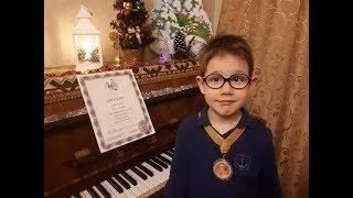 Soft Mozart Academy: 6-year-old Dima performs for his peers in day care