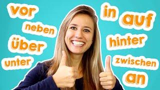 An EASY explanation of the 9 Two-Way PREPOSITIONS (Wechselpräpositionen)