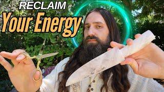 4K ASMR REIKI | Plucking, Pulling & Cutting Ties With Energy Vampires