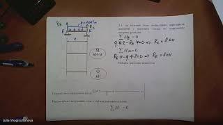 С.М. Задача №2.6 многопролётная балка