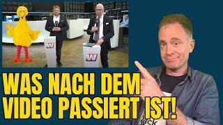 Was nach meinem Video über das Interview an der Frankfurter Börse passiert ist!