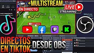 Cómo Hacer STREAM en TIKTOK desde OBS + Multistream | Plugin de StreamElements SE Live