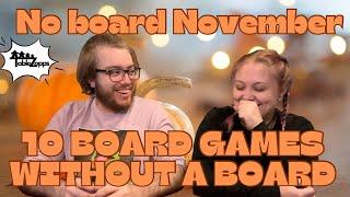 10 Great Games That Don’t Have Boards | No Board November