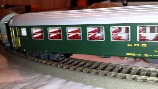 SBB FFS 4/4 II 11161 Roco 72407 + wagons SBB LSModels