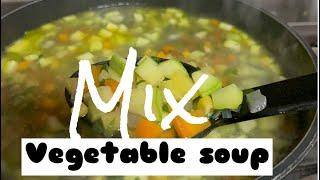 QUICK & SUPER HEALTHY VEGETABLE SOUP RECIPE // COOKING VLOG // EgyPino SaraHima Vlog