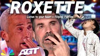 Golden Buzzer: a very extraordinary performance by this child singing the song Roxette | AGT 2024