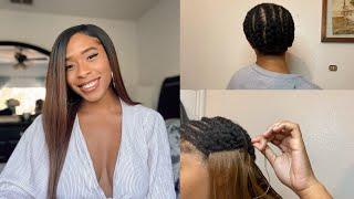 How to: Side part Sew-in | No Leave Out