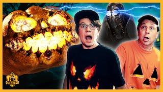 Halloween Monster Crabs & Scary Pumpkin Head Ghost Battle FunQuesters Aaron & LB!