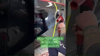 #polishing #detailing #subscribe #detailer #polisher #work How to polish a black car!!