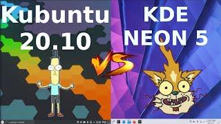 Kubuntu 20.10 vs KDE Neon 5