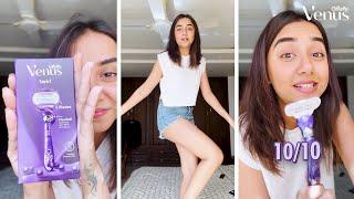 Venus Swirl Review with Prajakta Koli aka @MostlySane | Venus Gillette India