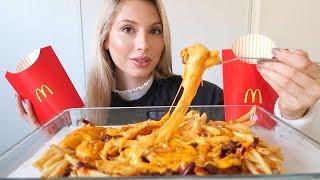 McDonalds Chili Cheese Fries Mukbang!