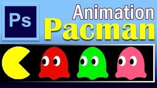 how to create pacman animation characters in photoshop