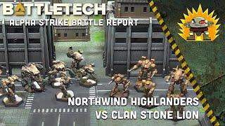 Battletech: Batrep - Northwind Highlanders vs Clan Stone Lion