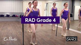 RAD Grade 4 Ballet class at En Pointe Dance school York