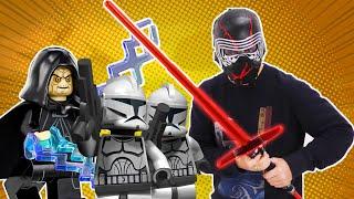 ПАПА РОБ И LEGO STAR WARS: ПРЕВРАЩЕНИЕ В ДАРТА ВЕЙДЕРА! ВСЯ СБОРКА ЛЕГО ЗВЁЗДНЫЕ ВОЙНЫ!