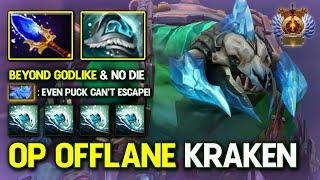 TRULY BECOME OP OFFLANE Tidehunter Beyond GODLIKE & No Die With Aghs Scepter Item Build 7.37c DotA 2