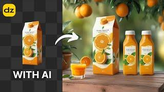 How to Create Product Photography with AI Background | Step-by-Step Tutorial | Dzine