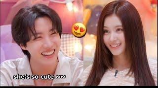 BTS J-hope and TWICE Sana giving shy BF and extrovert GF energy for 3 mins