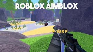 This Game Is Better then Arsenal.... (Roblox Aimblox)