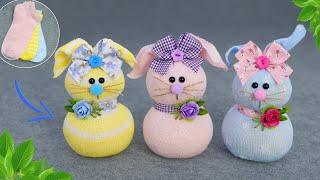 You don't know how to sew? Then this video is for you!Bunny from a sock easy and fastEaster decor