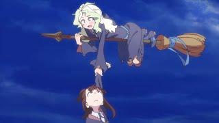 Akko and Diana moments in Little Witch Academia 2013 short film (English Sub)