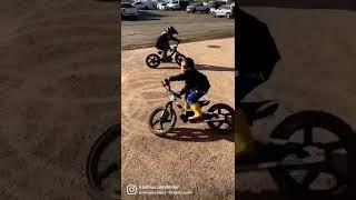 These Kids Can’t Resist Stunting Their E-Bikes #bikelife #shorts