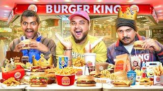 Finish Full Menu of BURGER KING & Get 10,000 ₹ Cash 