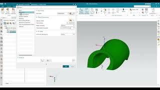 Siemens NX CAM - 5 Axis Milling Variable Contour Swarf Drive