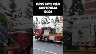 Brisbane City Firetruck Responding - QLD Australia