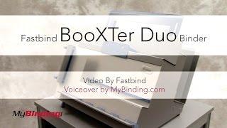 Fastbind Booxter Duo Binder - Hard Cover Stapler - w/ Voiceover