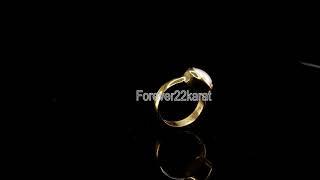 Antique Elegant Freshwater Pearl Solid Gold Ring For Ladies by Forever22karat # r1991