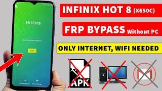 INFINIX HOT 8 FRP UNLOCK | HOT 8 GOOGLE ACCOUNT BYPASS | WITHOUT PC