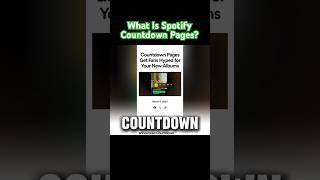 Spotify Countdown Pages EXPLAINED