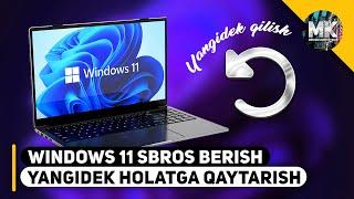 KOMPYUTERGA SBROS BERISH WINDOWS 11