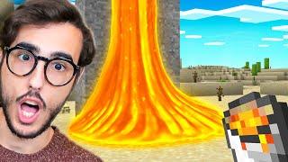 PROVO MINECRAFT CON LA LAVA REALISTICA!