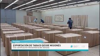 Misiones exportó más de 9 mil toneladas de tabaco