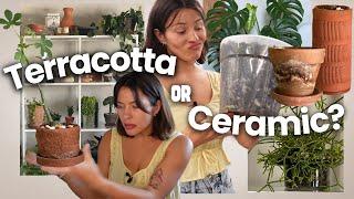 How to choose the "correct" planter when Repotting Houseplants Tips & tricks