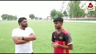 Football player interview after ACL surgery