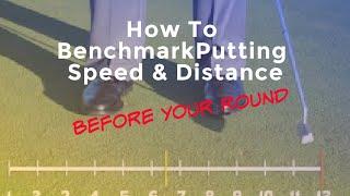 Dialing in Putting Distance & Speed Control On The Practice Green